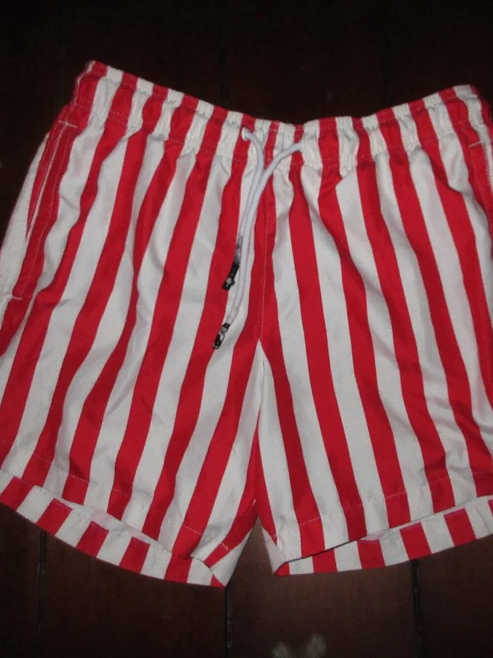 AÉROPOSTALE Candy Striped Swim Trunks